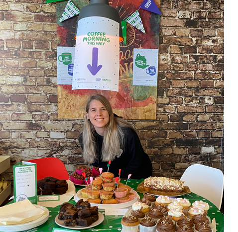 Charlotte At Macmillan Coffee Morning