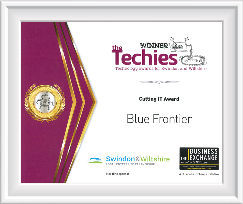 Techies Award Certificate