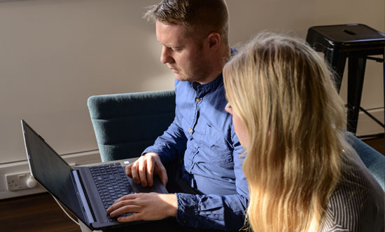 Ettie and James collaborating