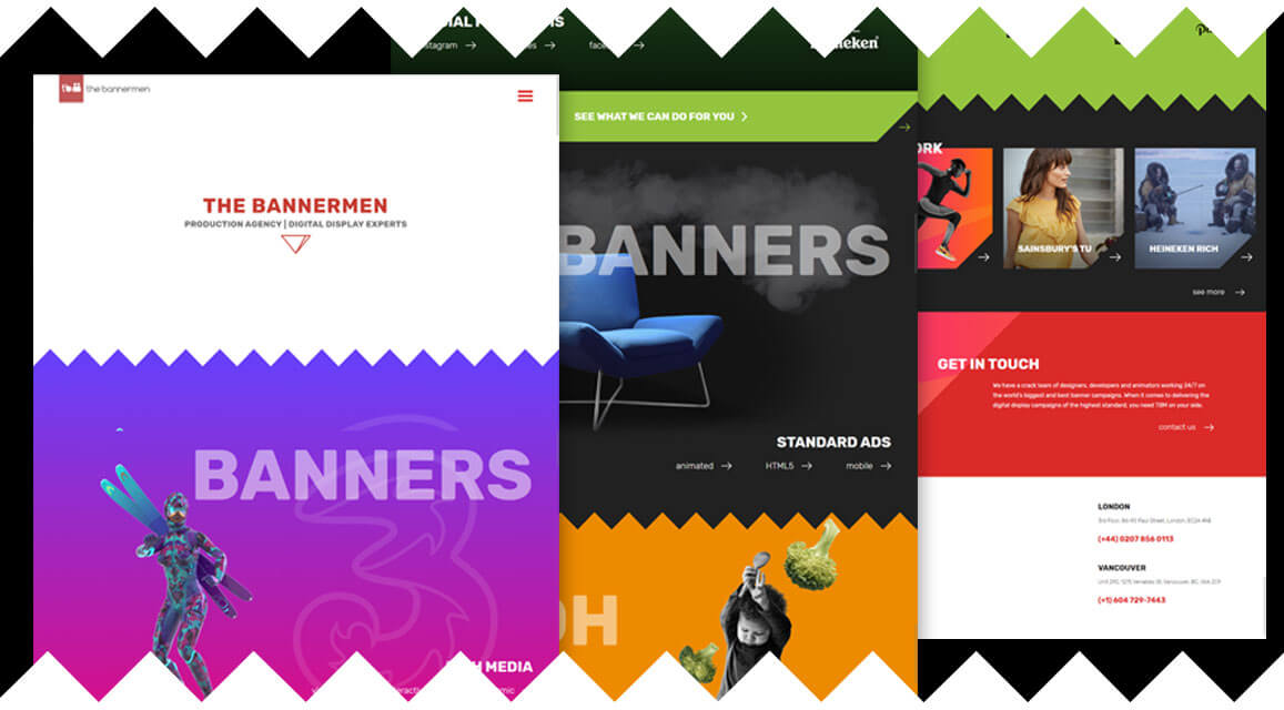 Responsive Bannermen Design