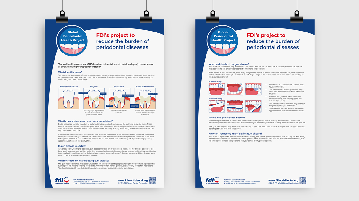 Graphic Design for Oral Health Campaign 