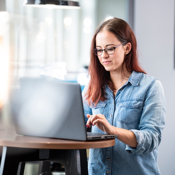 An auditor checks the cyber security measures