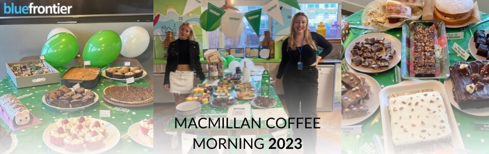 Freebook Global Technologies hosts a coffee morning to raise money for Macmillan Cancer Support